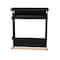 Household Essentials Metal Magnetic Organizer with Towel Rack